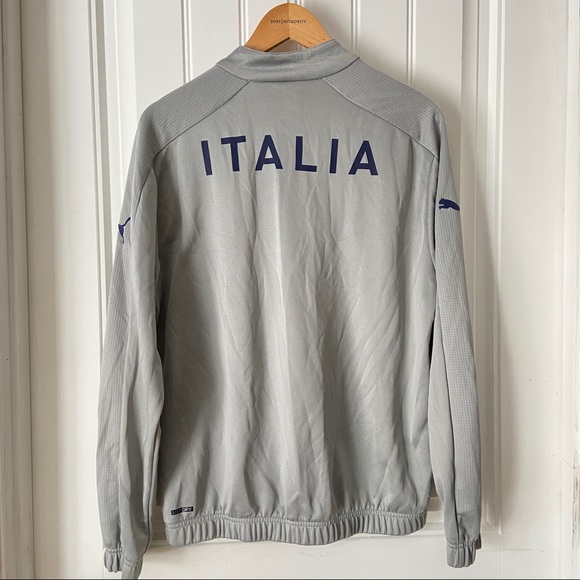 PUMA Italia Grey Pullover Sweatshirt - Picture 8 of 10